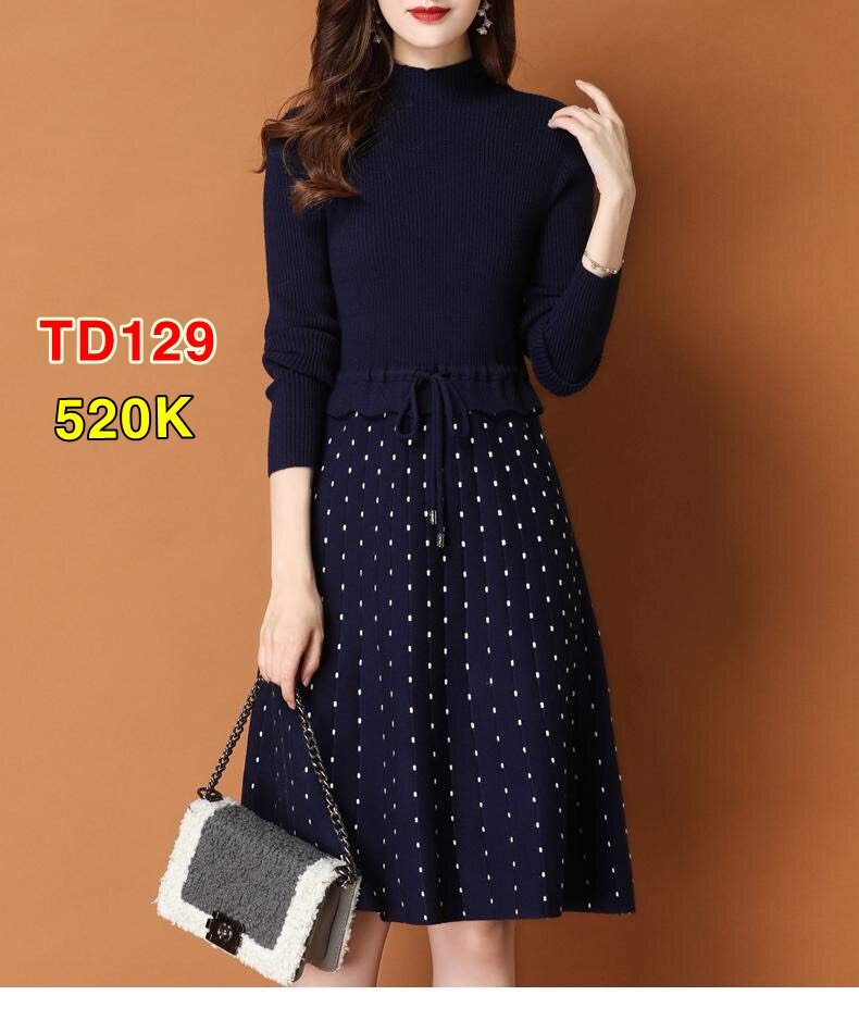 Đầm Suông Len Bi - TD129